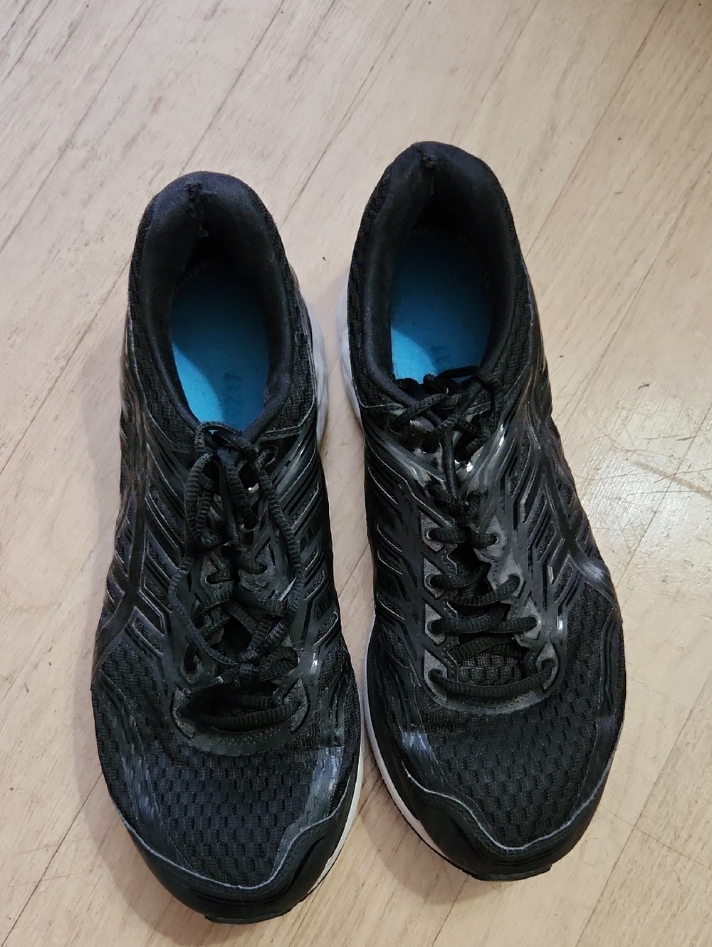Men's Asics Black Running Shoes 10.5 IGS Gel